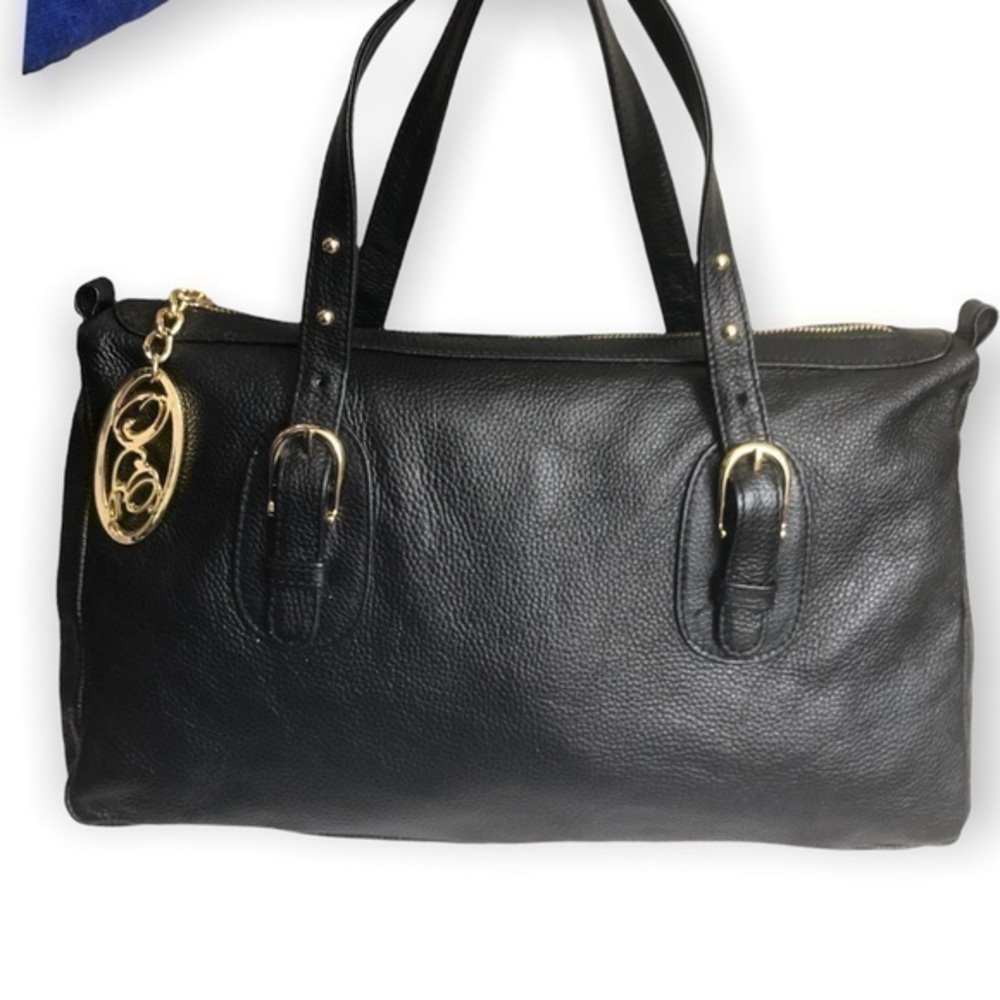onna ehrlich black leather bag NWT